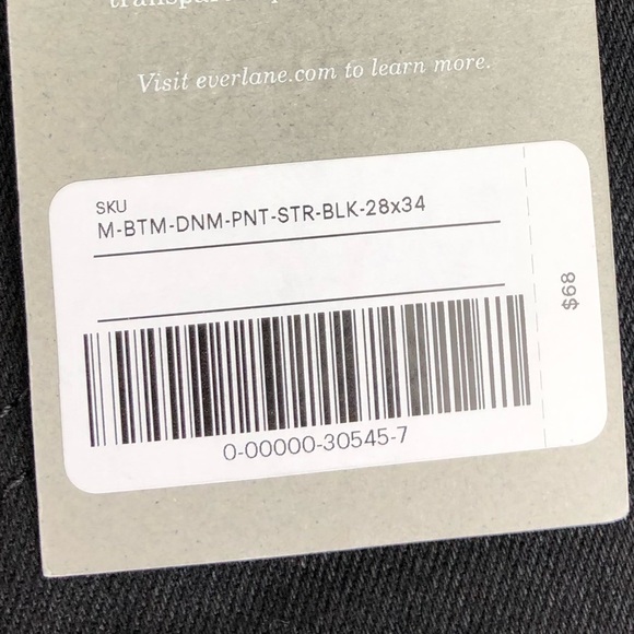 Everlane The Straight Fit Jeans in Black - Picture 11 of 11